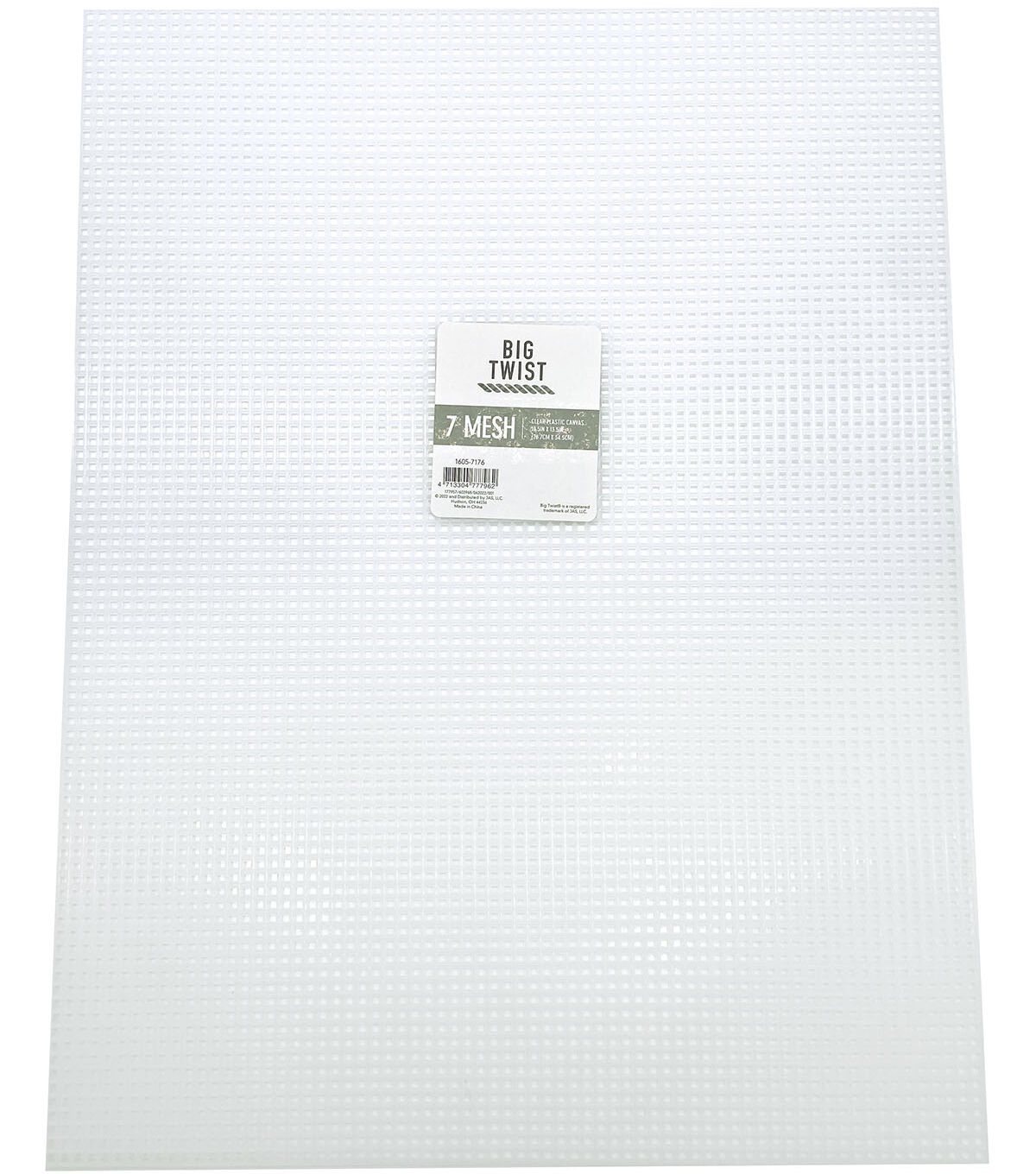 10.5 x 13.5 Stiff Clear 7 Plastic Mesh Embroidery Canvas by Big Twist