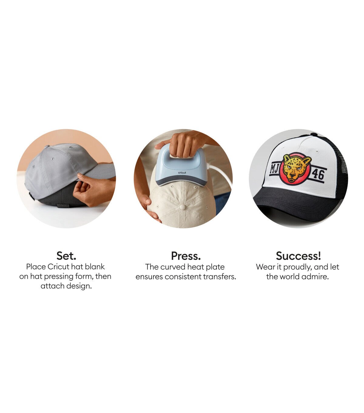 Cricut 12pk Black & White Polyester Trucker Hats With Mesh Back