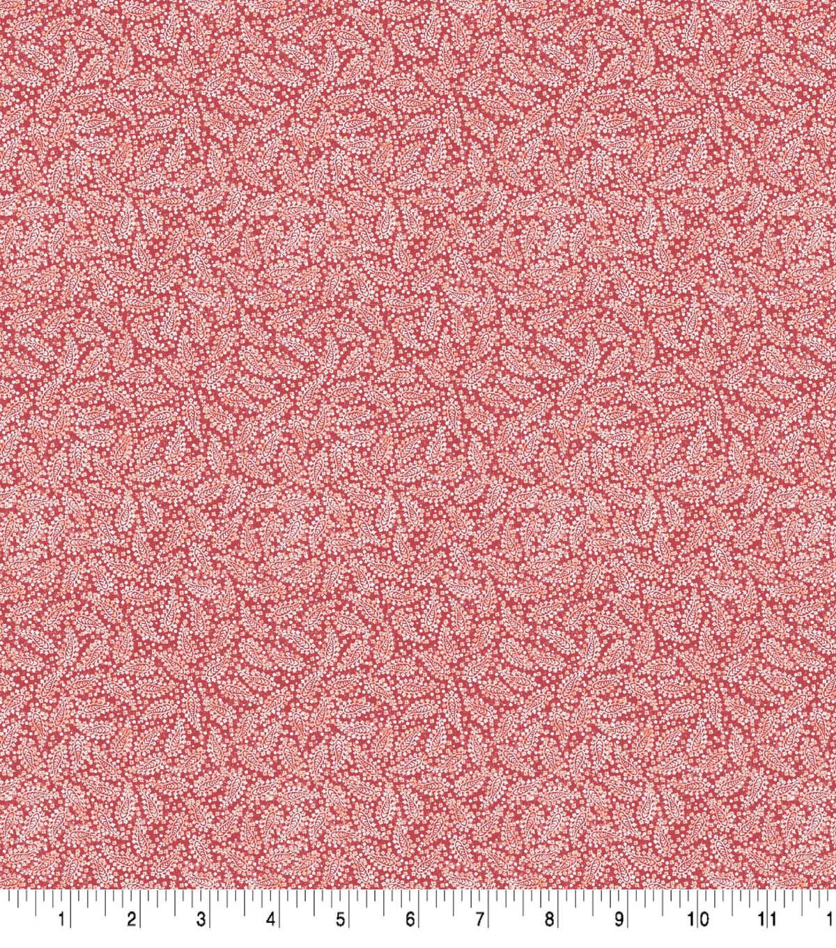 Springs Creative Red Simona Cotton Fabric by Keepsake Calico