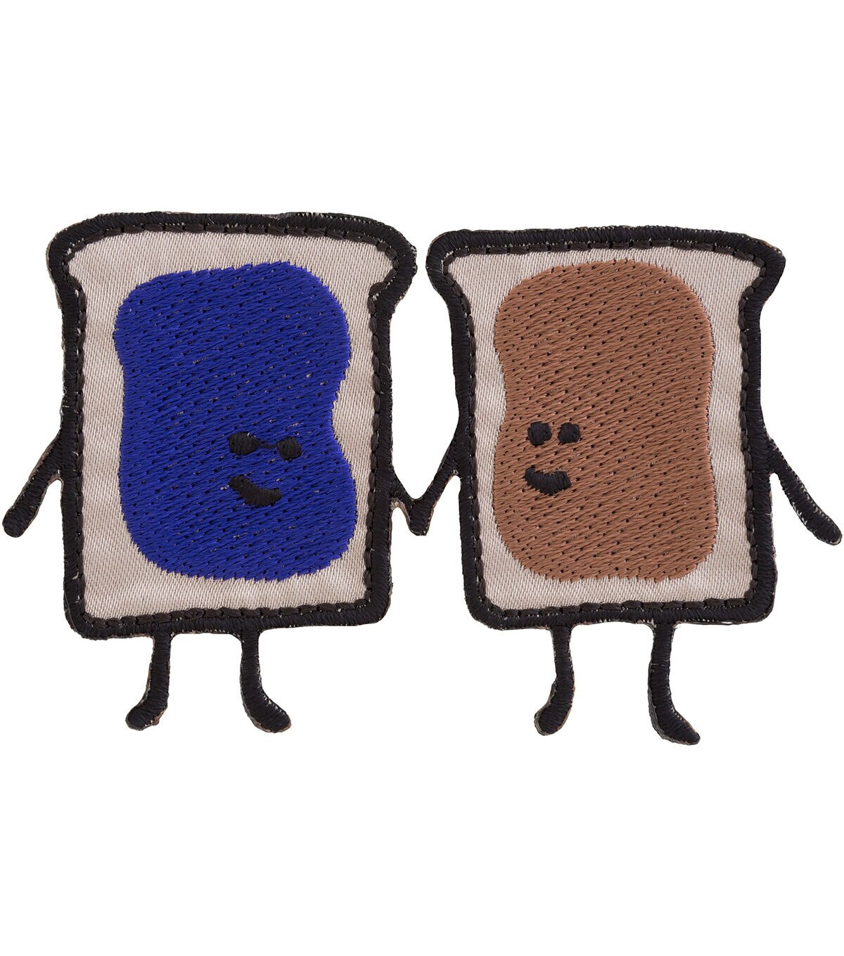 Simplicity Breads Holding Hands With Butter & Jelly Iron On Patch