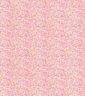 Fabric Traditions Pink Teeny Floral Cotton Fabric by Keepsake Calico