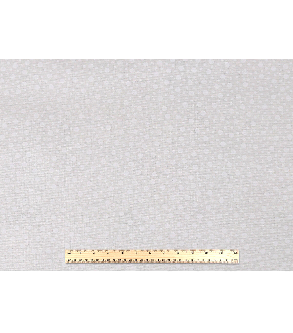 Multi Tonal Dots White Cotton Fabric by Keepsake Calico