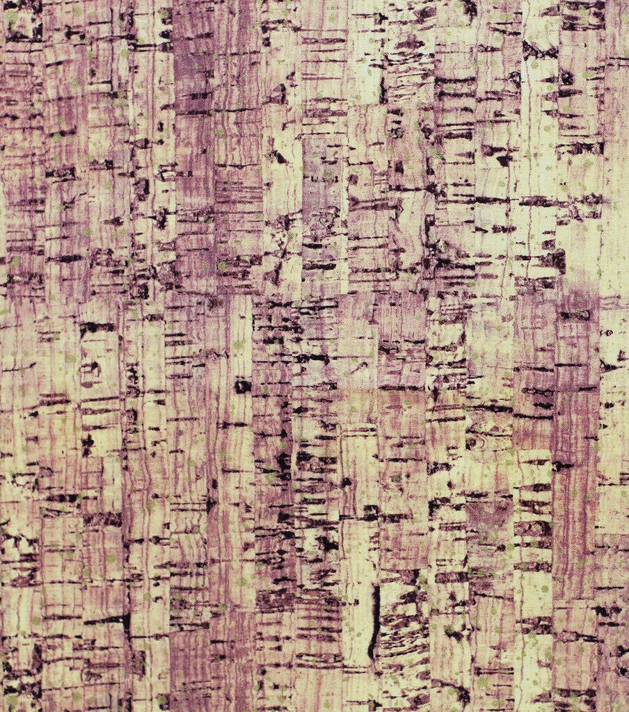 Natural Cork Print Quilt Metallic Cotton Fabric by Keepsake Calico