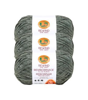 Lion Brand Rewind 219yds Bulky Polyester Blend Yarn 3 Bundle