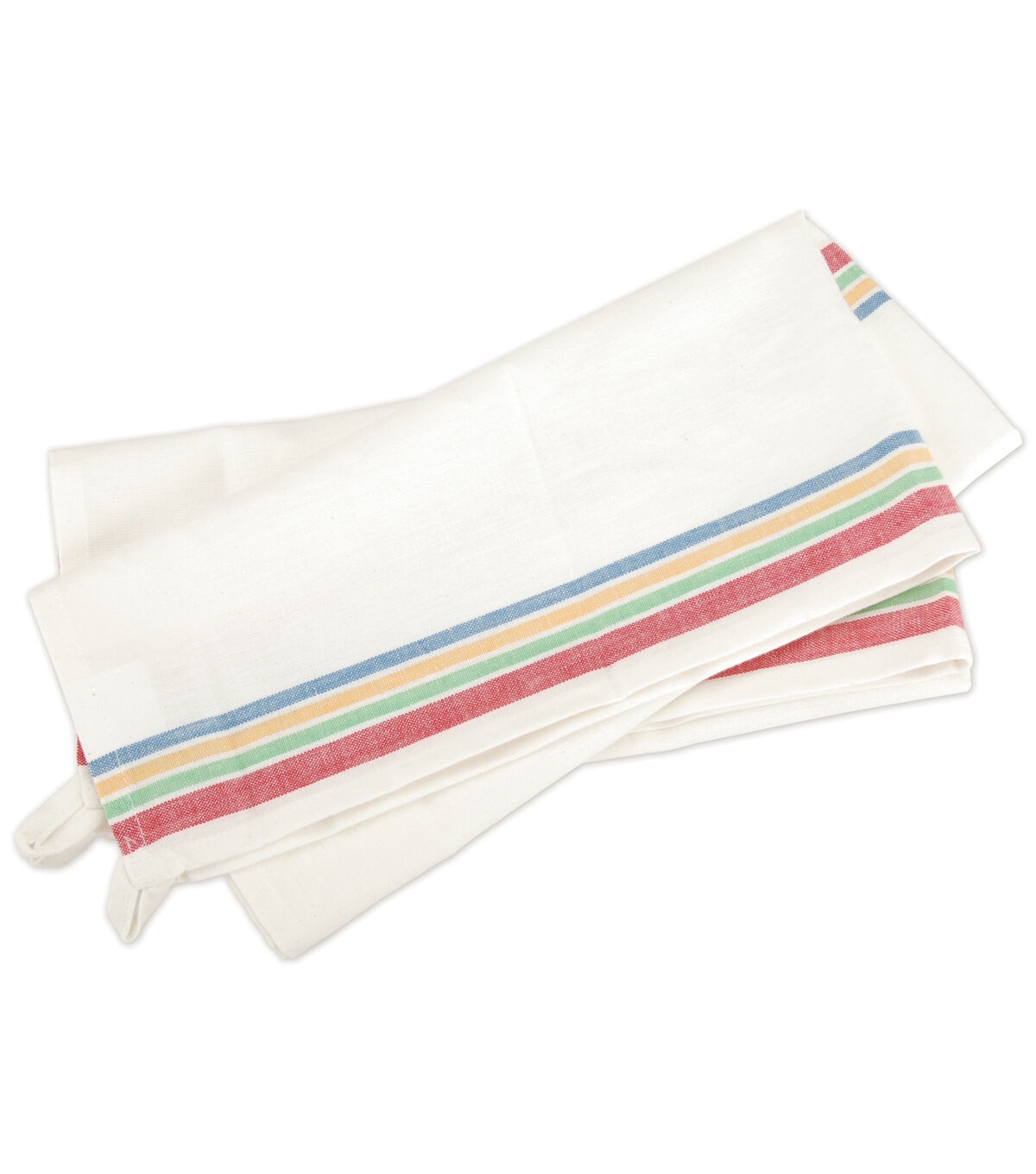 Aunt Marthas 28 x 28 Vintage Stripe Towel Embroidery Fabric 3pk