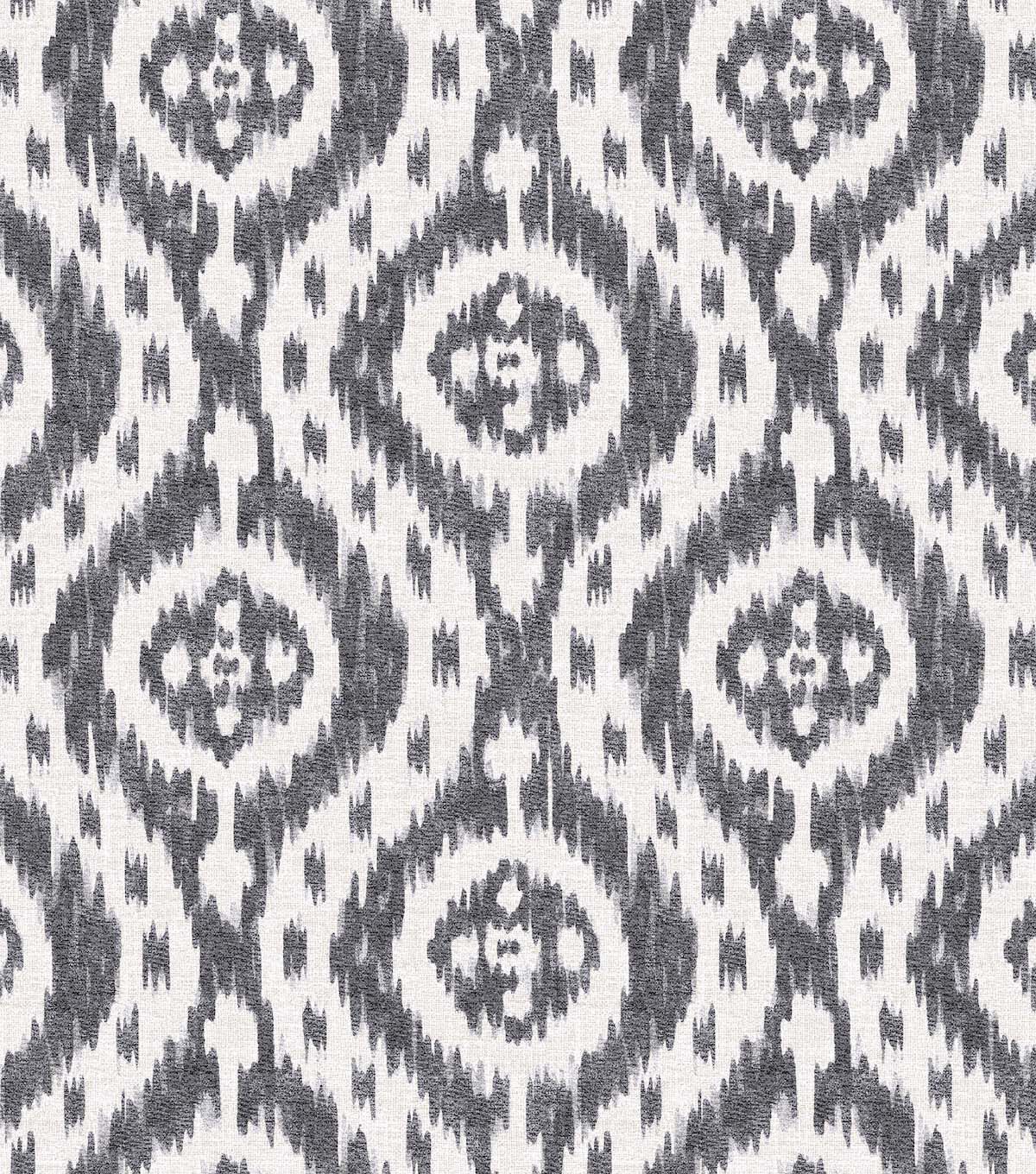 Surface Style 20.5' x 18' Ebony Ikat Tracery Peel & Stick Wallpaper