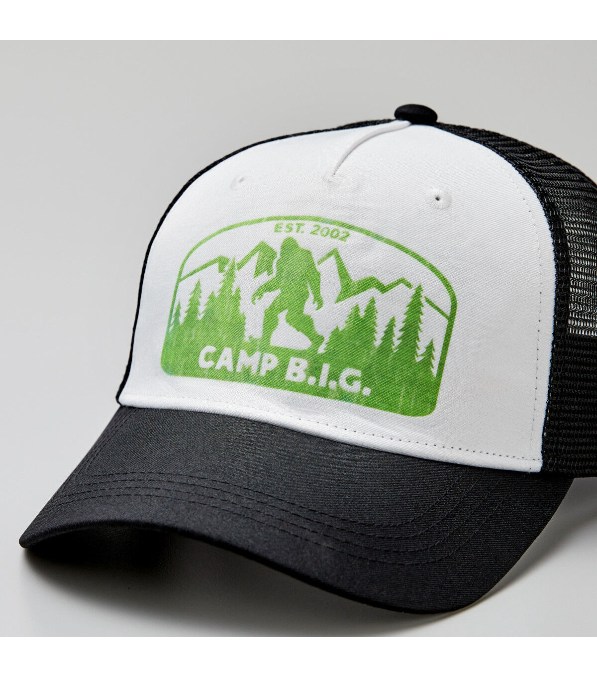 Cricut 12pk Black & White Polyester Trucker Hats With Mesh Back