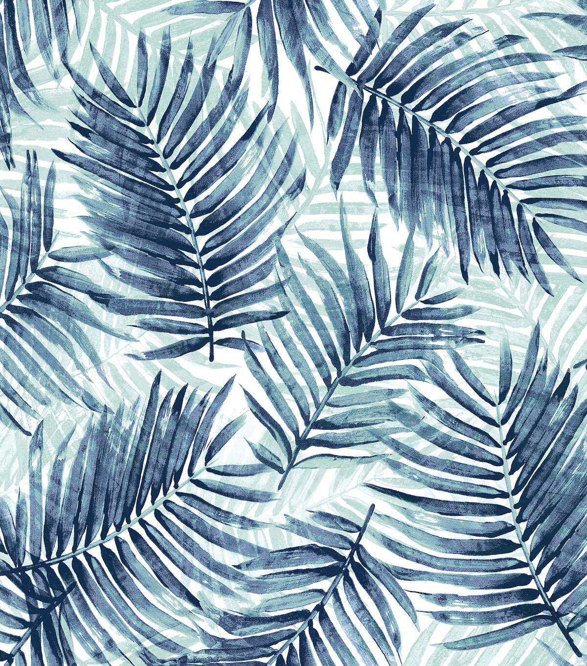 Tommy Bahama 20.5' x 18' Azure Escape Route Peel & Stick Wallpaper
