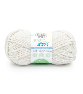 Lion Brand Basic Stitch Antimicrobial Thick & Quick Bulky Polyester Yarn