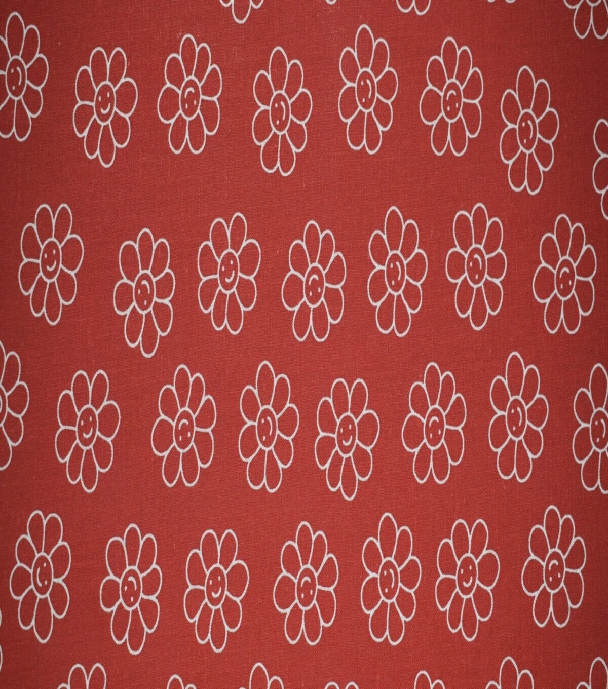 Happy Floral Racing on Red Quilt Cotton Fabric by Quilter's Showcase