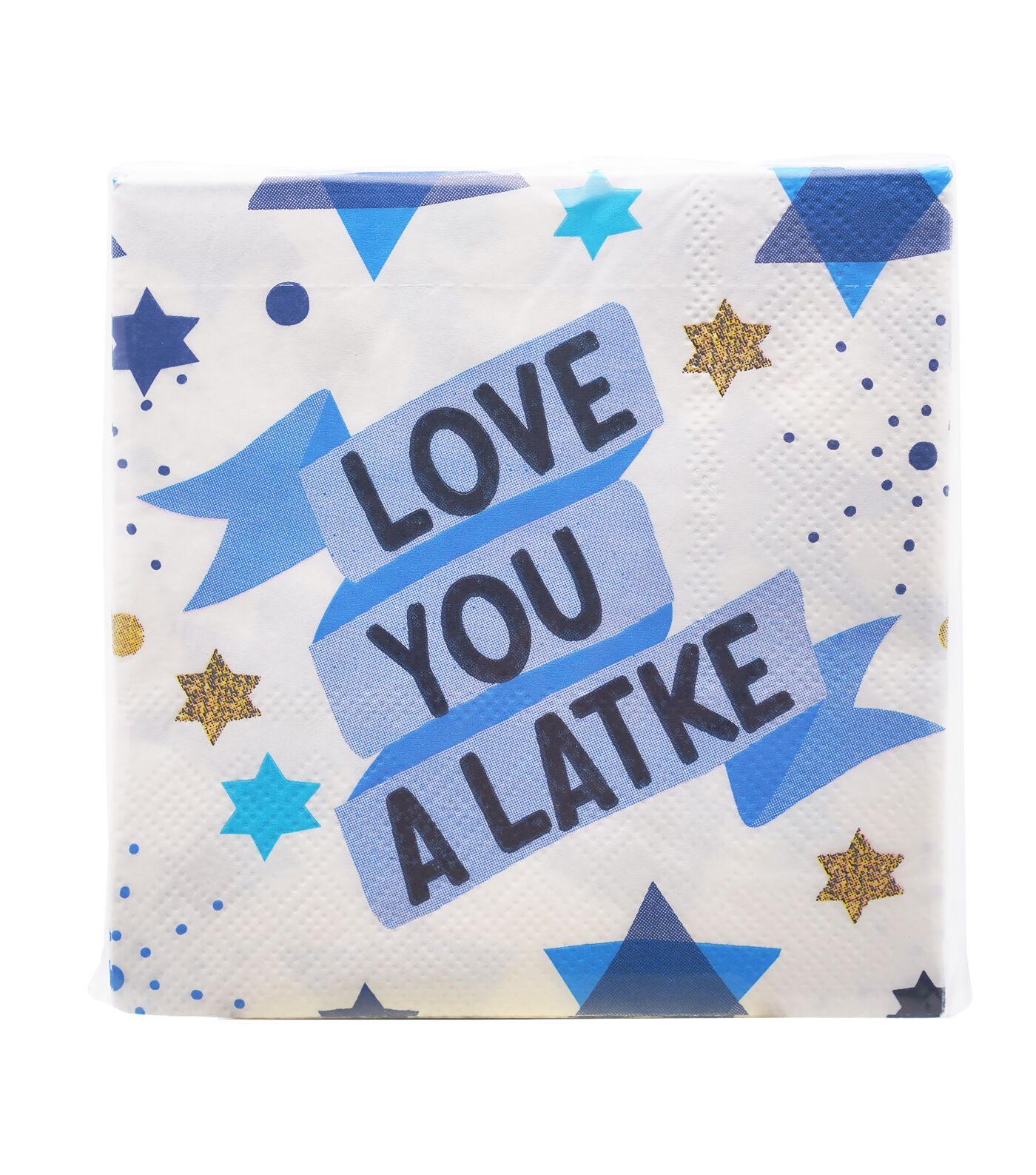 10 Hanukkah Love You a Latke Beverage Napkins 20pk by Place & Time