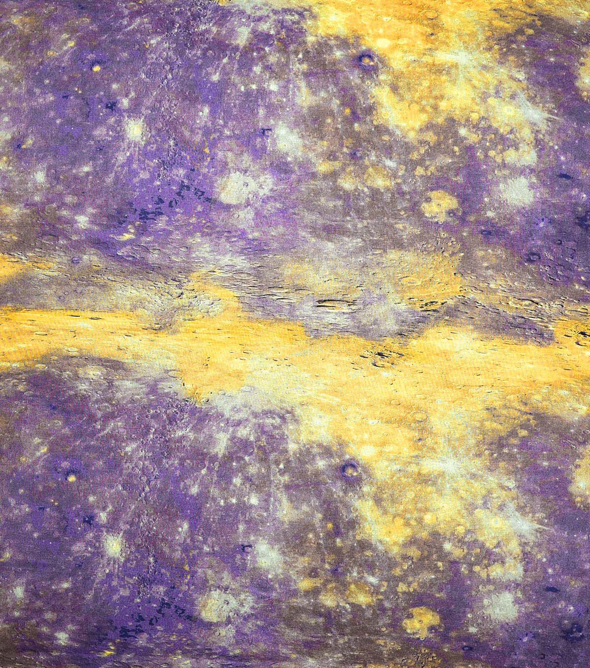 Purple & Yellow Mercury Quilt Cotton Fabric by Keepsake Calico