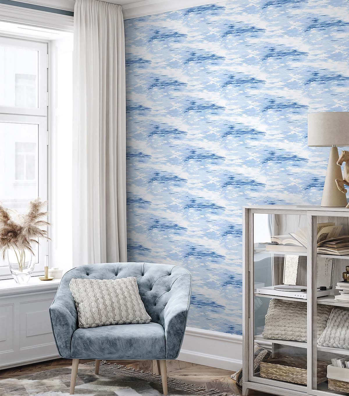 Tommy Bahama 20.5' x 18' Horizon Midair Peel & Stick Wallpaper