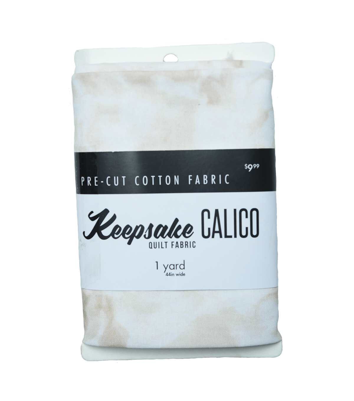 1yd Precut White Smoke Quilt Cotton Fabric by Keepsake Calico