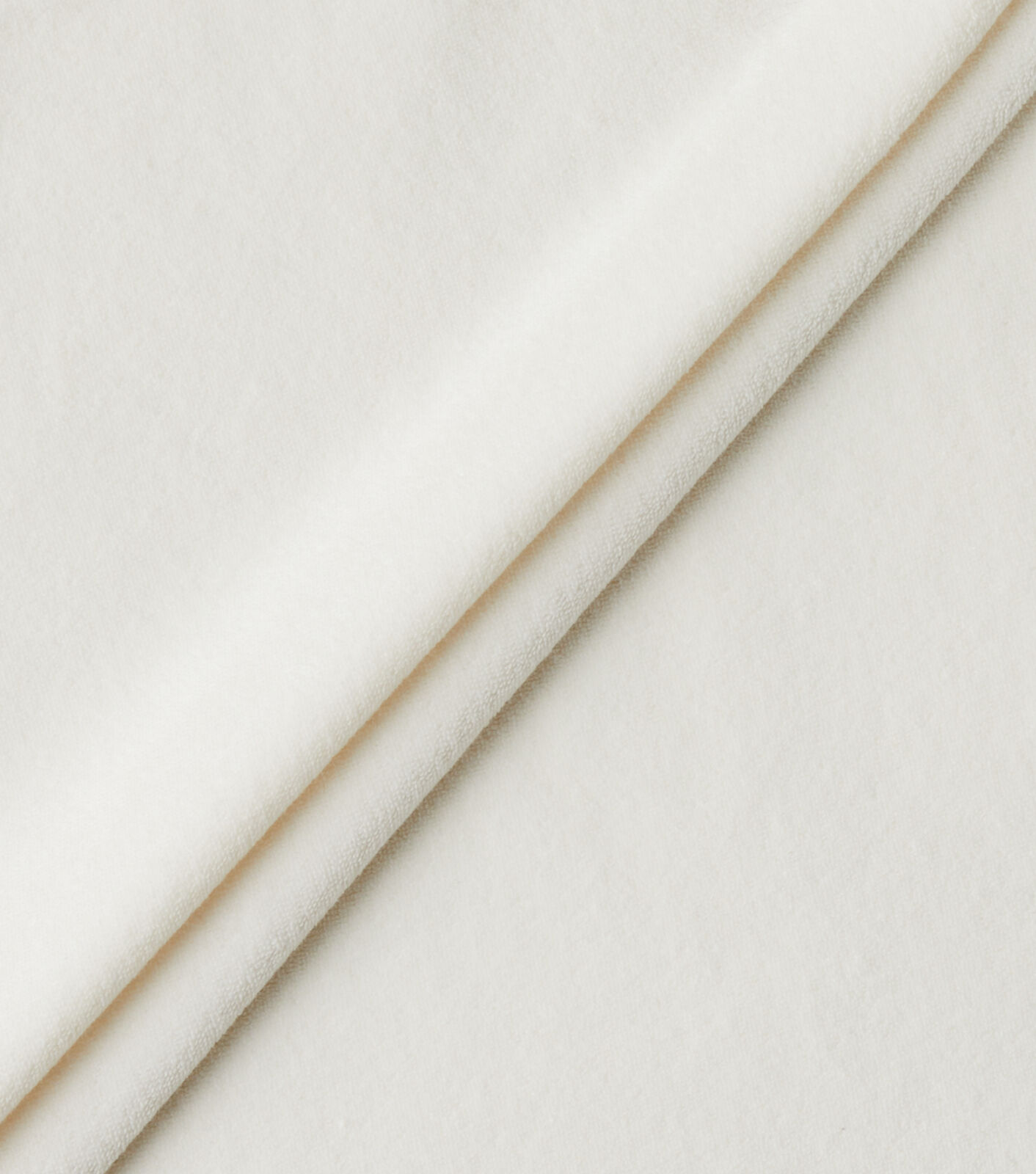 Juicy Couture White Terry Cloth Fabric