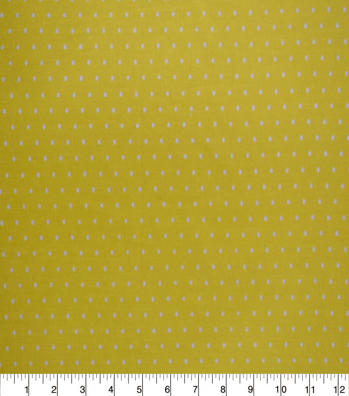 Aspirin Dots on Dandelion Quilt Cotton Fabric by Quilter's Showcase