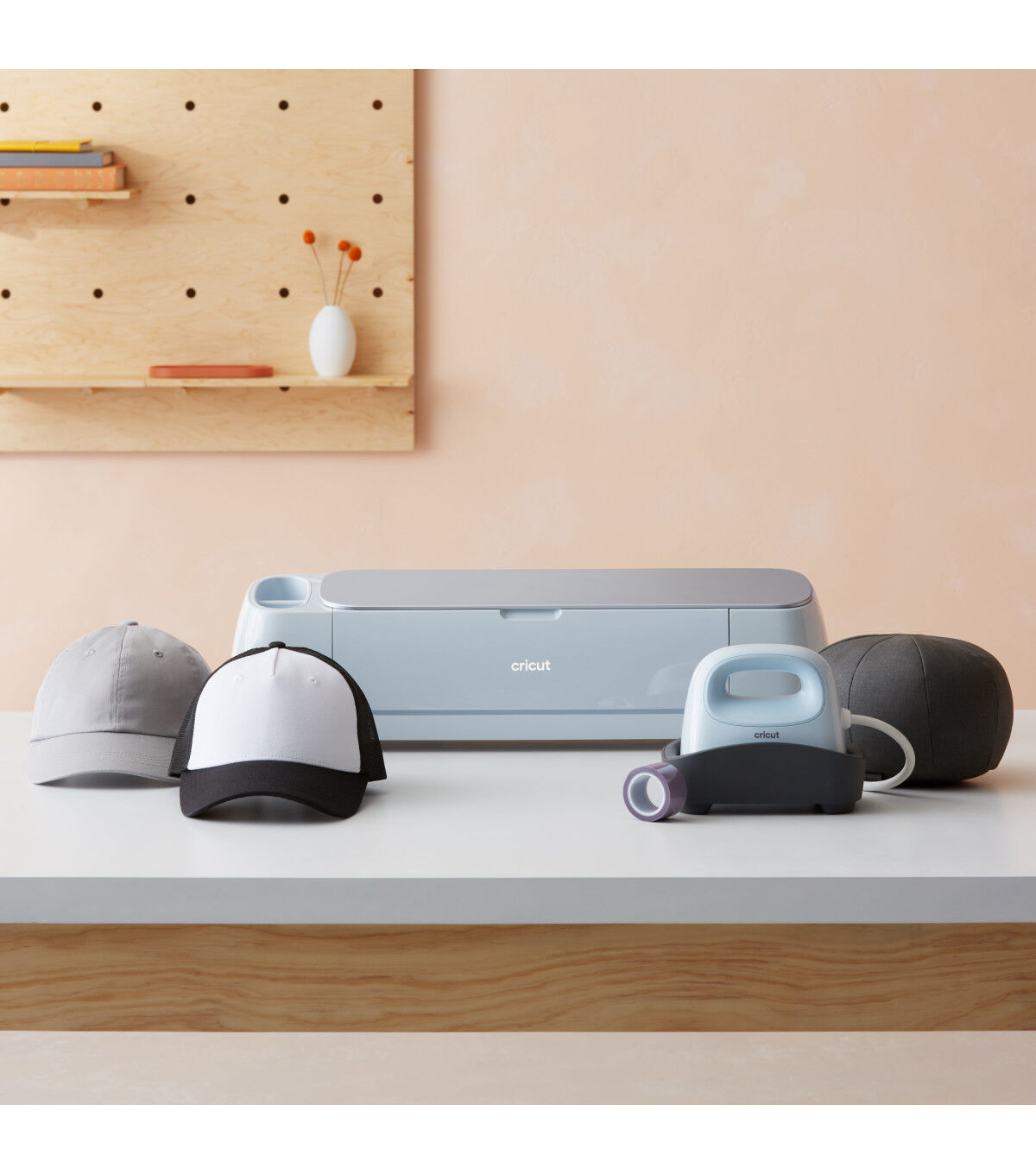 Cricut 12pk Black & White Polyester Trucker Hats With Mesh Back