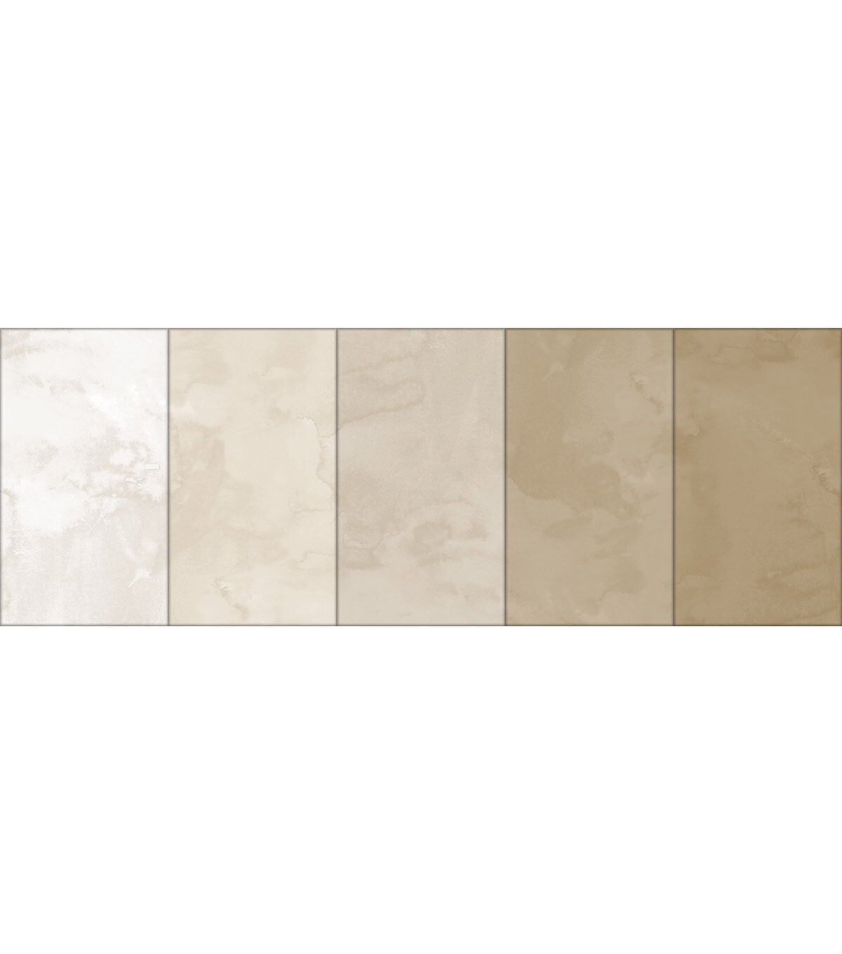 18 x 21 Tan Textured Cotton Fabric Quarters 5ct by Keepsake Calico