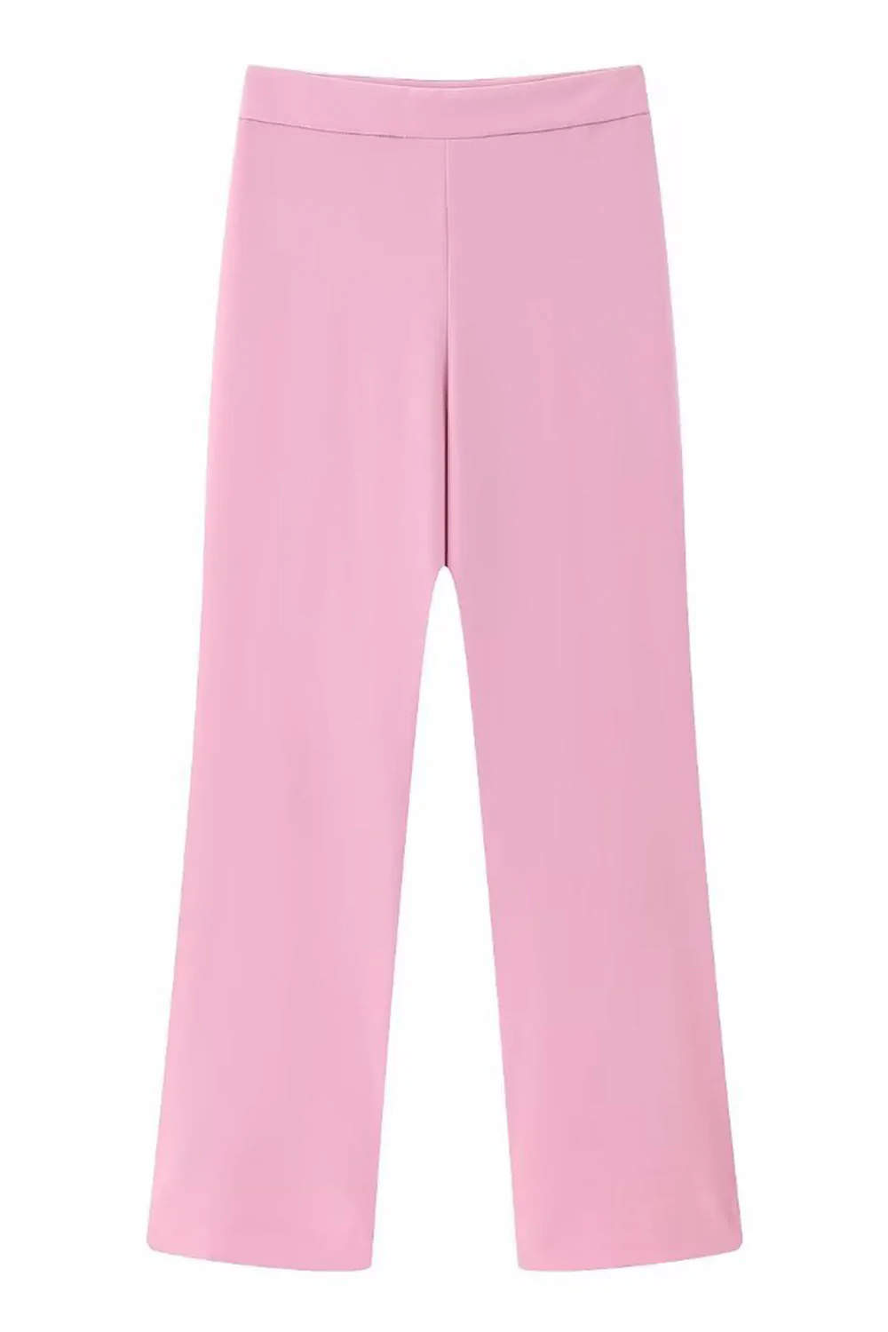 Pink Shawl Lapel One Button 2 Pieces Women Suits - VNBITS