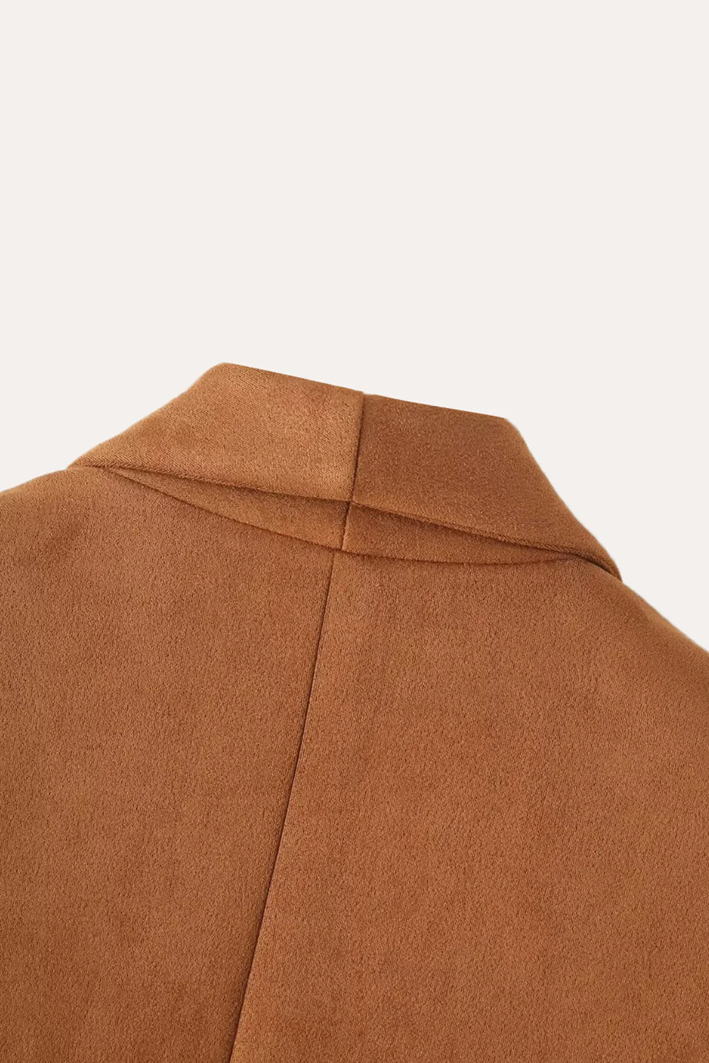 Casual Camel Shawl Lapel Open Front Women Blazer - VNBITS