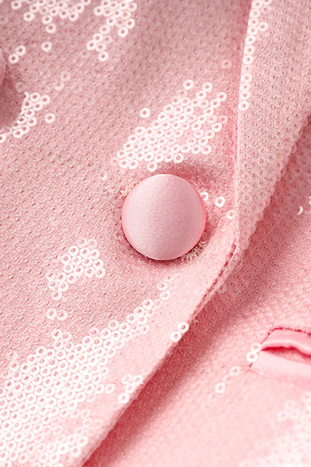 Glitter Pink Women Blazer with Feathers - VNBITS