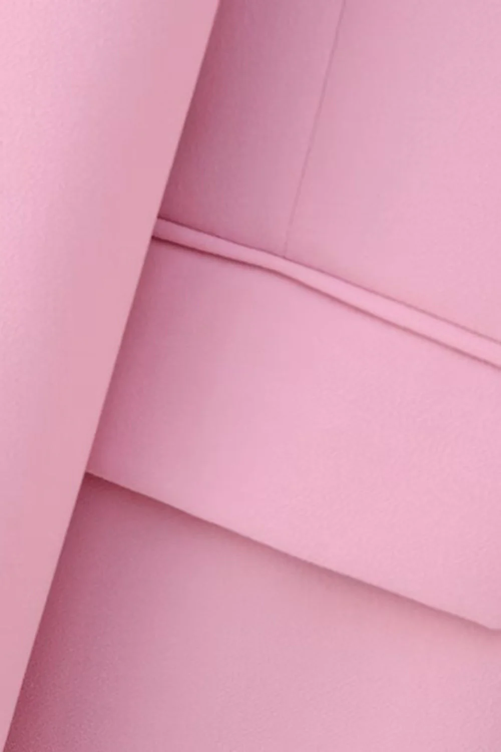 Pink Shawl Lapel One Button 2 Pieces Women Suits - VNBITS