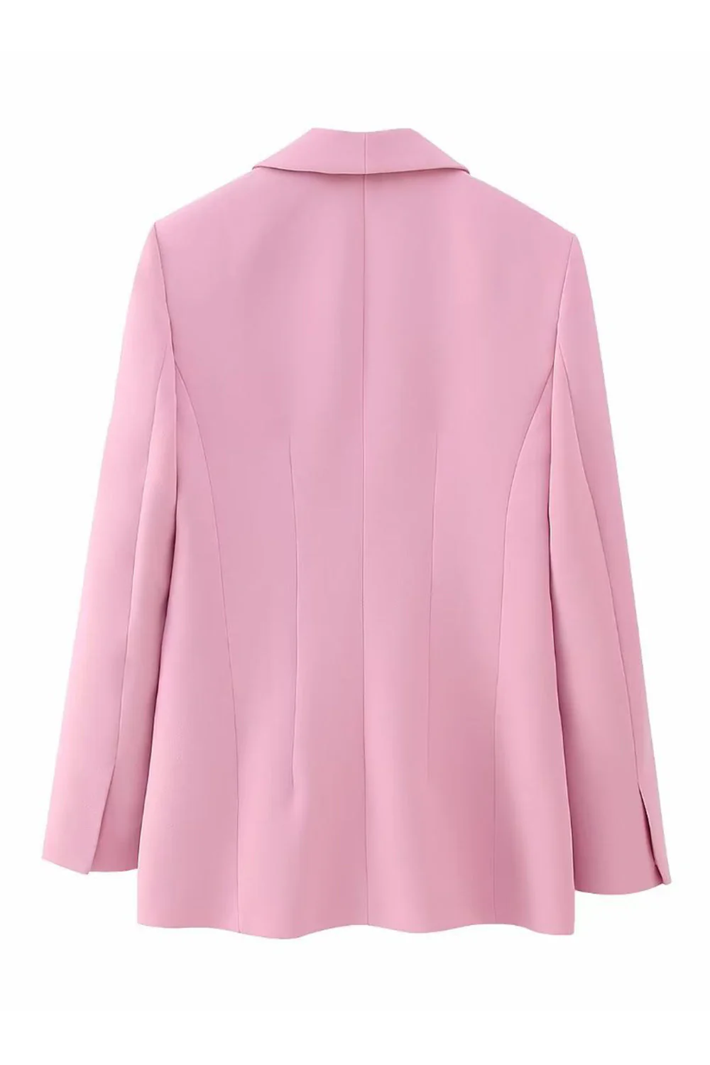 Pink Shawl Lapel One Button 2 Pieces Women Suits - VNBITS