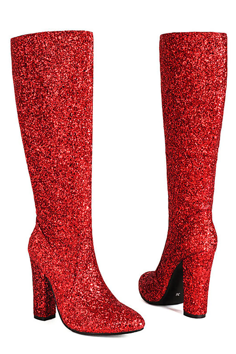 Sparkly Blue High Heel Cowgirl Boots - JUORTHO