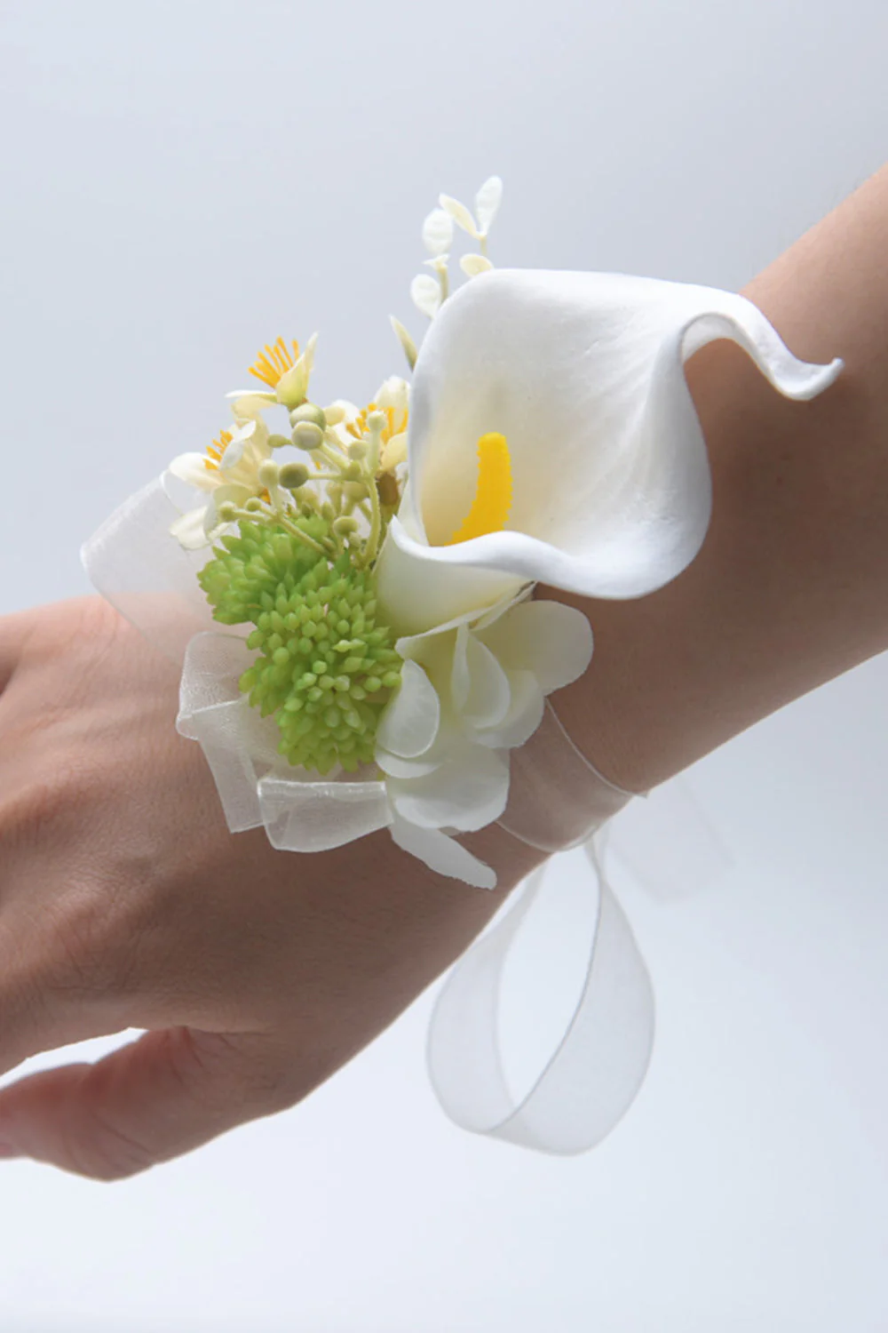 Pink Wrist Corsage for Bridesmaid - JUORTHO