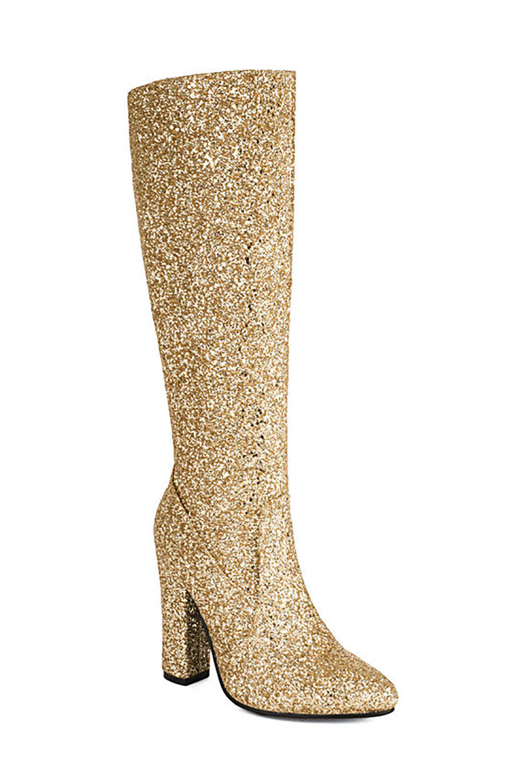 Sparkly Blue High Heel Cowgirl Boots - JUORTHO