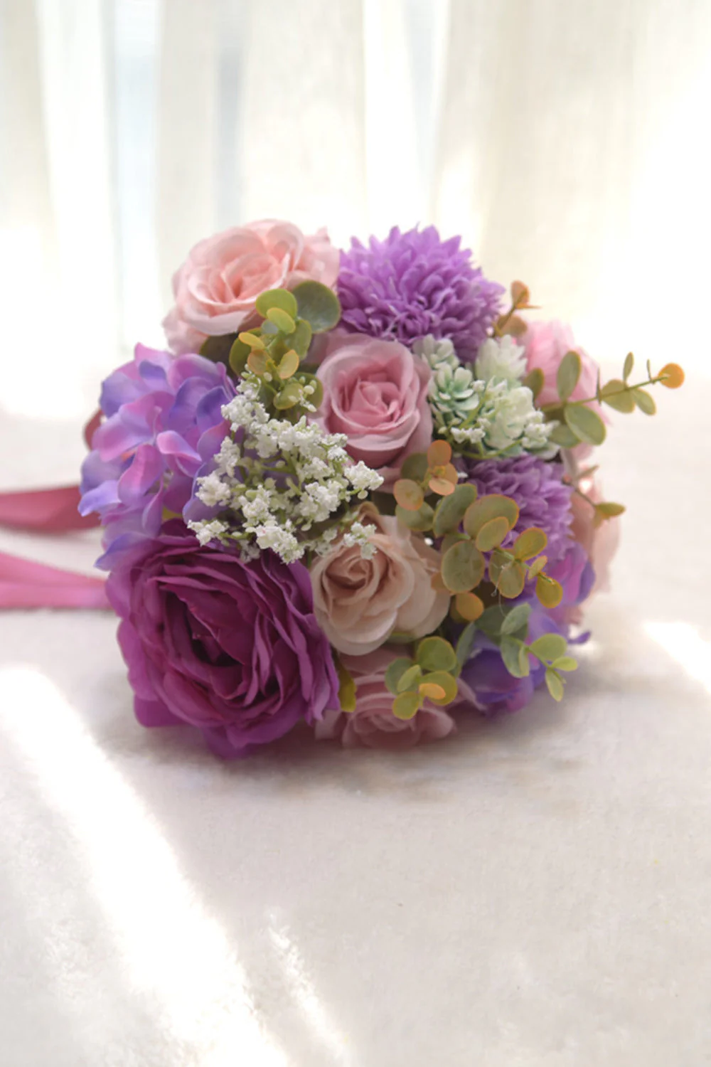 Dark Purple Prom Homecoming Bouquet - JUORTHO