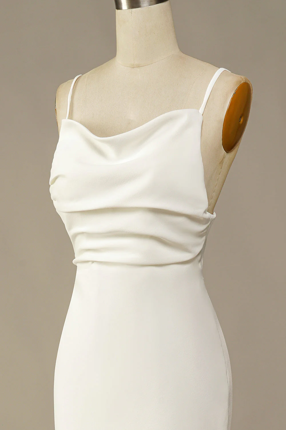 White Mermaid Long Wedding Dress - JUORTHO