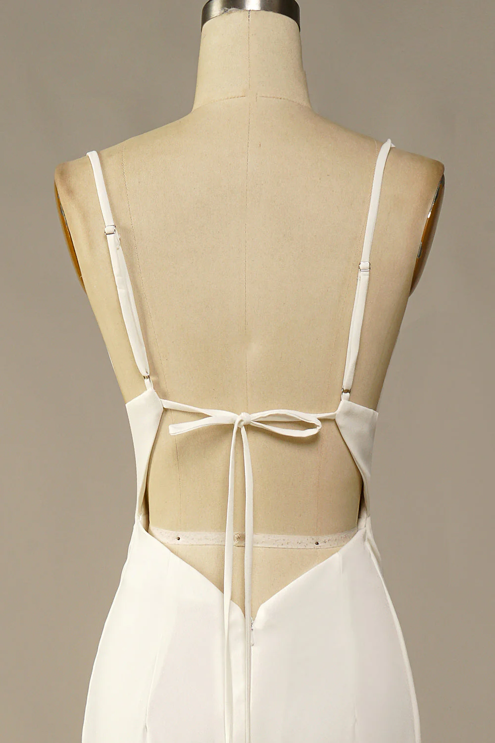 White Mermaid Long Wedding Dress - JUORTHO