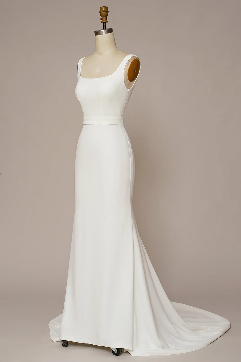 Mermaid Square Neck Wedding Dress - JUORTHO