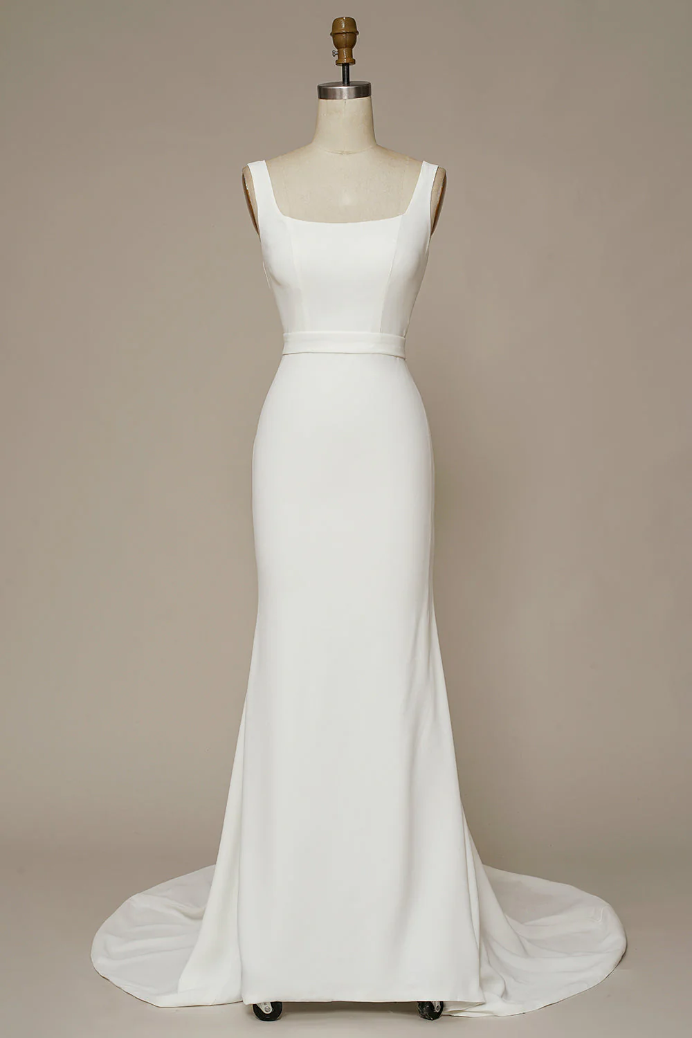 Mermaid Square Neck Wedding Dress - JUORTHO