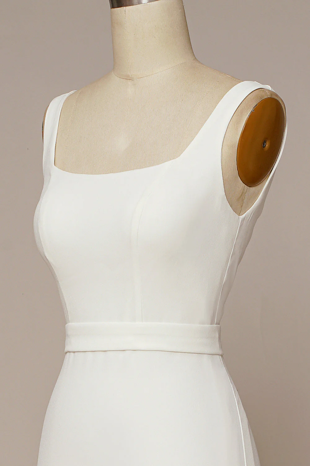 Mermaid Square Neck Wedding Dress - JUORTHO