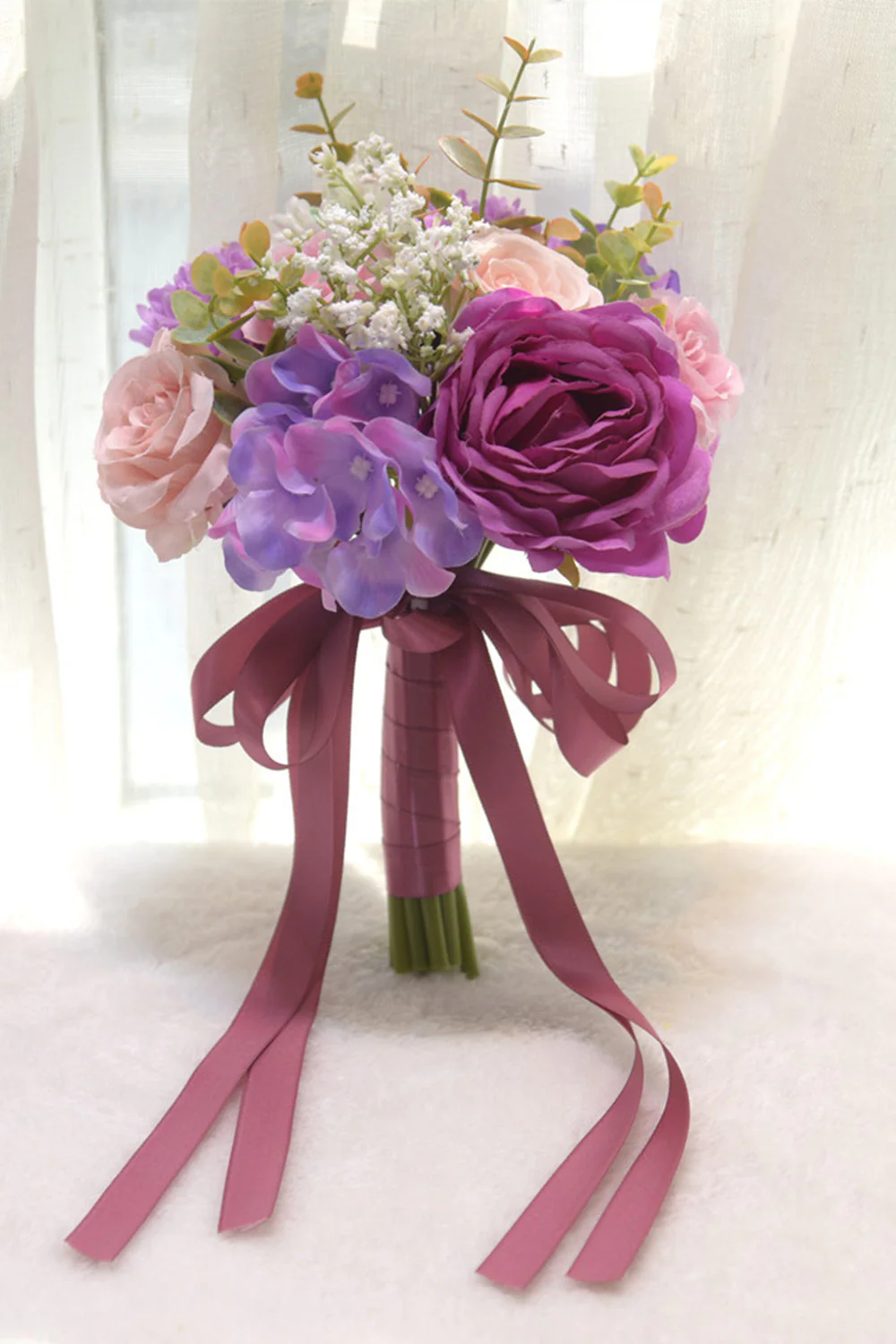 Dark Purple Prom Homecoming Bouquet - JUORTHO