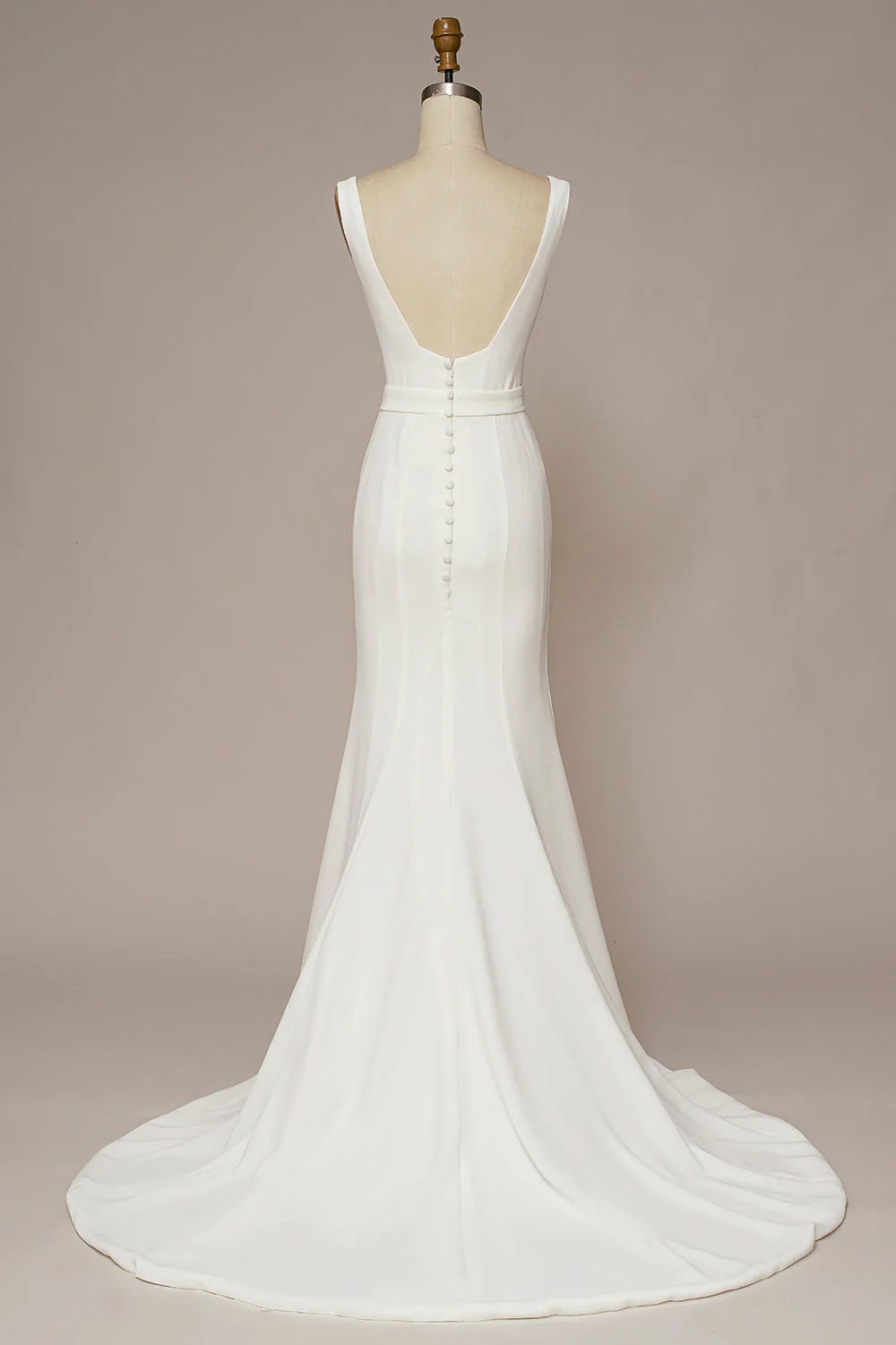 Mermaid Square Neck Wedding Dress - JUORTHO