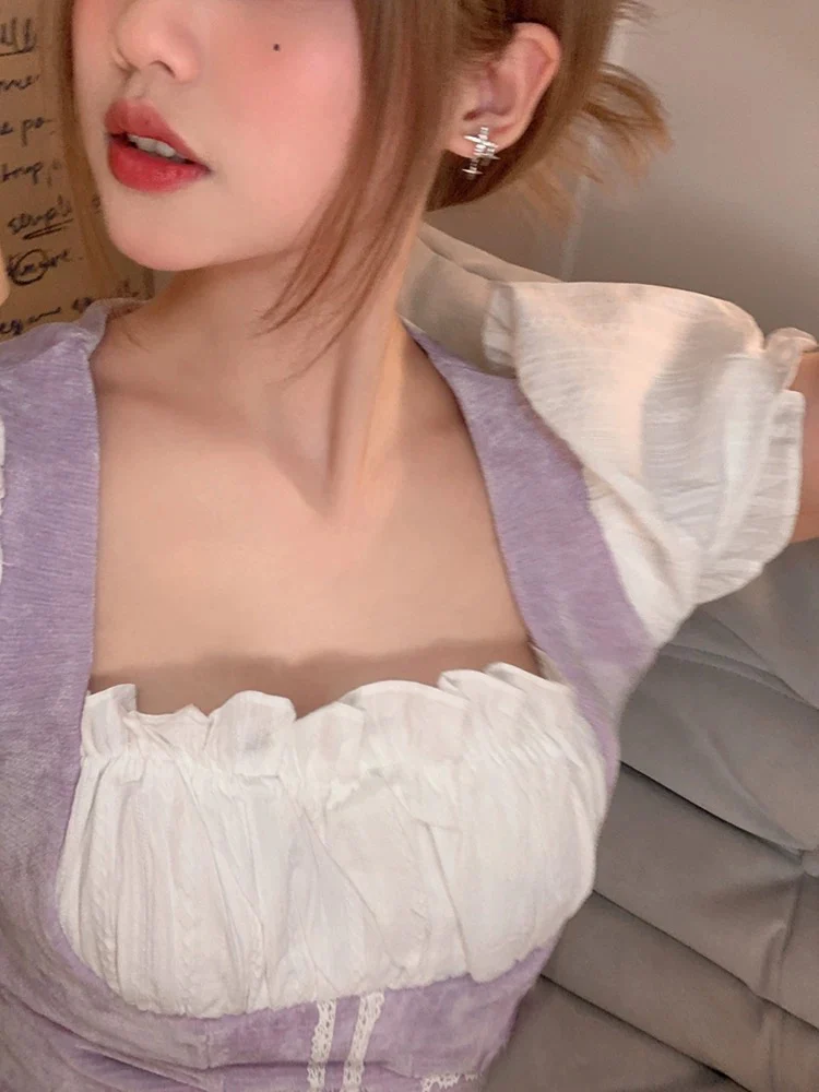 Exquisite and simple four-pointed star earrings for women, high-end diamond earrings without piercings, ear clips, versatile new earrings - EHAORUI