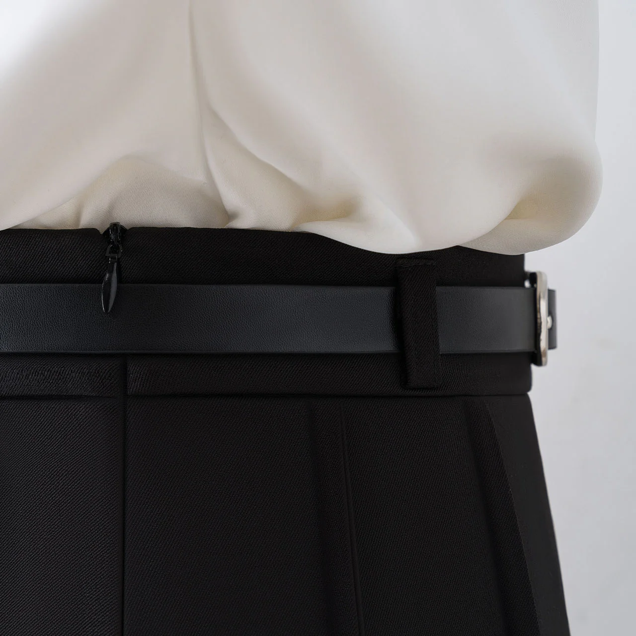 Umbrella skirt 2022 new high-waist mid-length skirt women's design sense niche skirt high-end summer thin section - EHAORUI