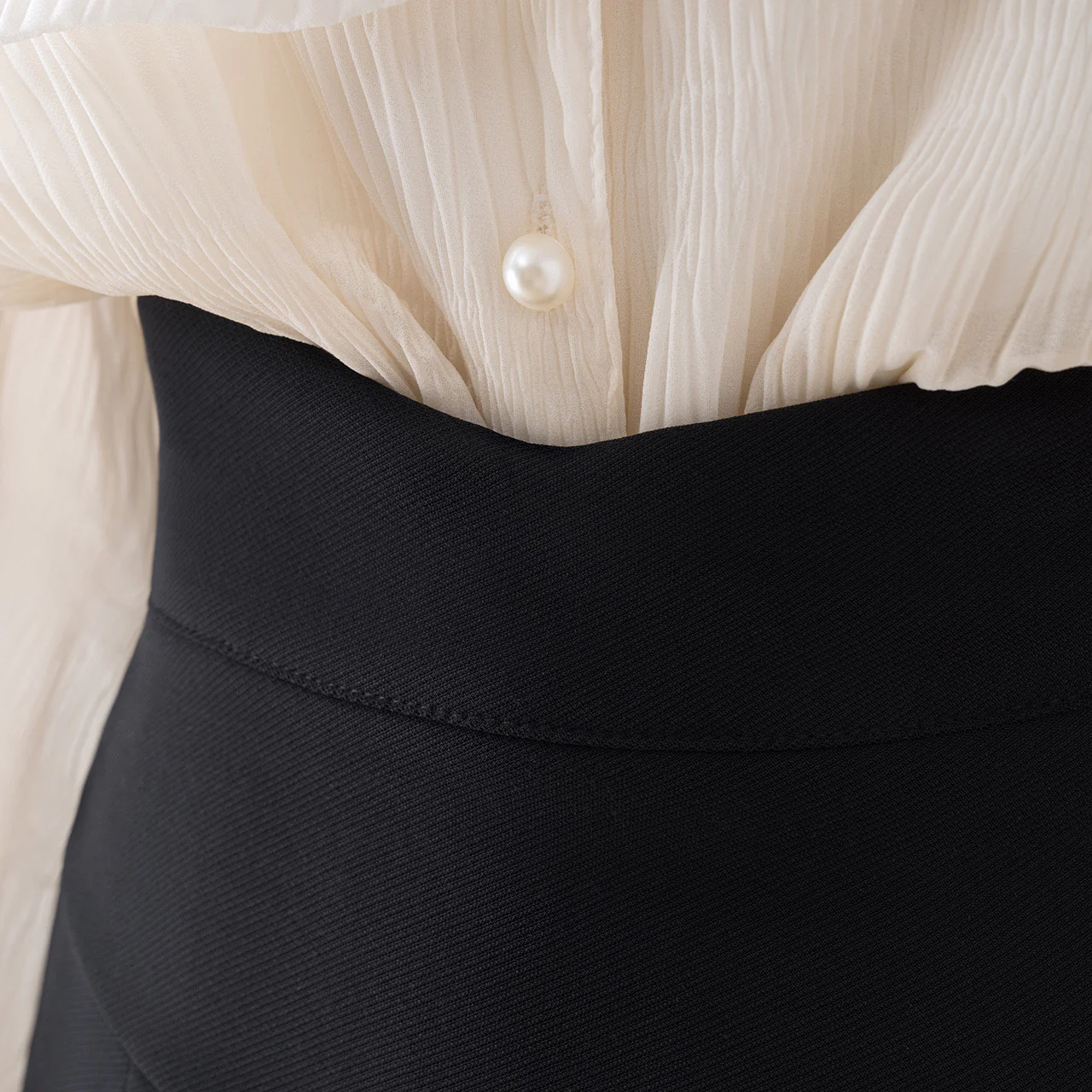 Black velvet skirt female autumn and winter 2022 new high waist mid-length hip skirt fishtail skirt business wear - EHAORUI