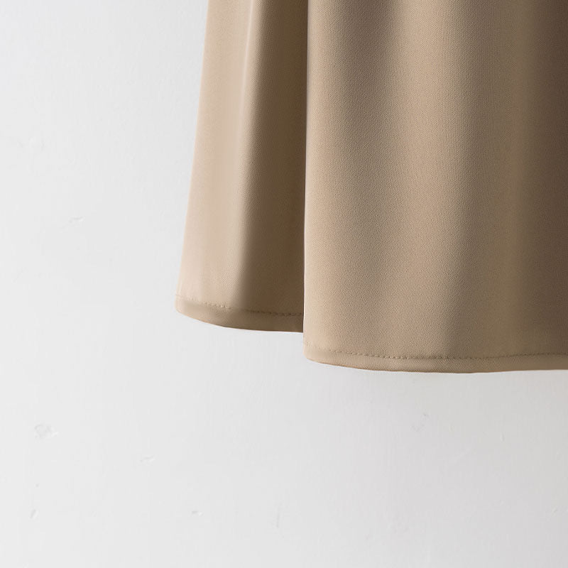 Skirt women's high-end sense of spring 2022 new high-waist slim mid-length a-line skirt small temperament - EHAORUI