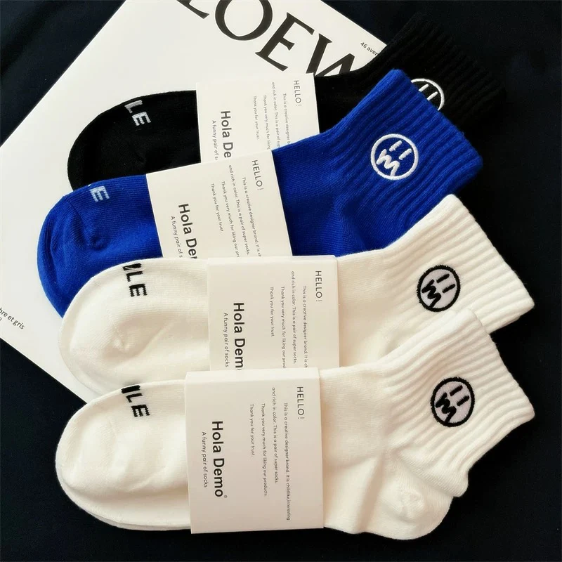 Men's short socks pure cotton boat socks summer thin breathable white socks men invisible socks boys sports socks ins trend - EHAORUI