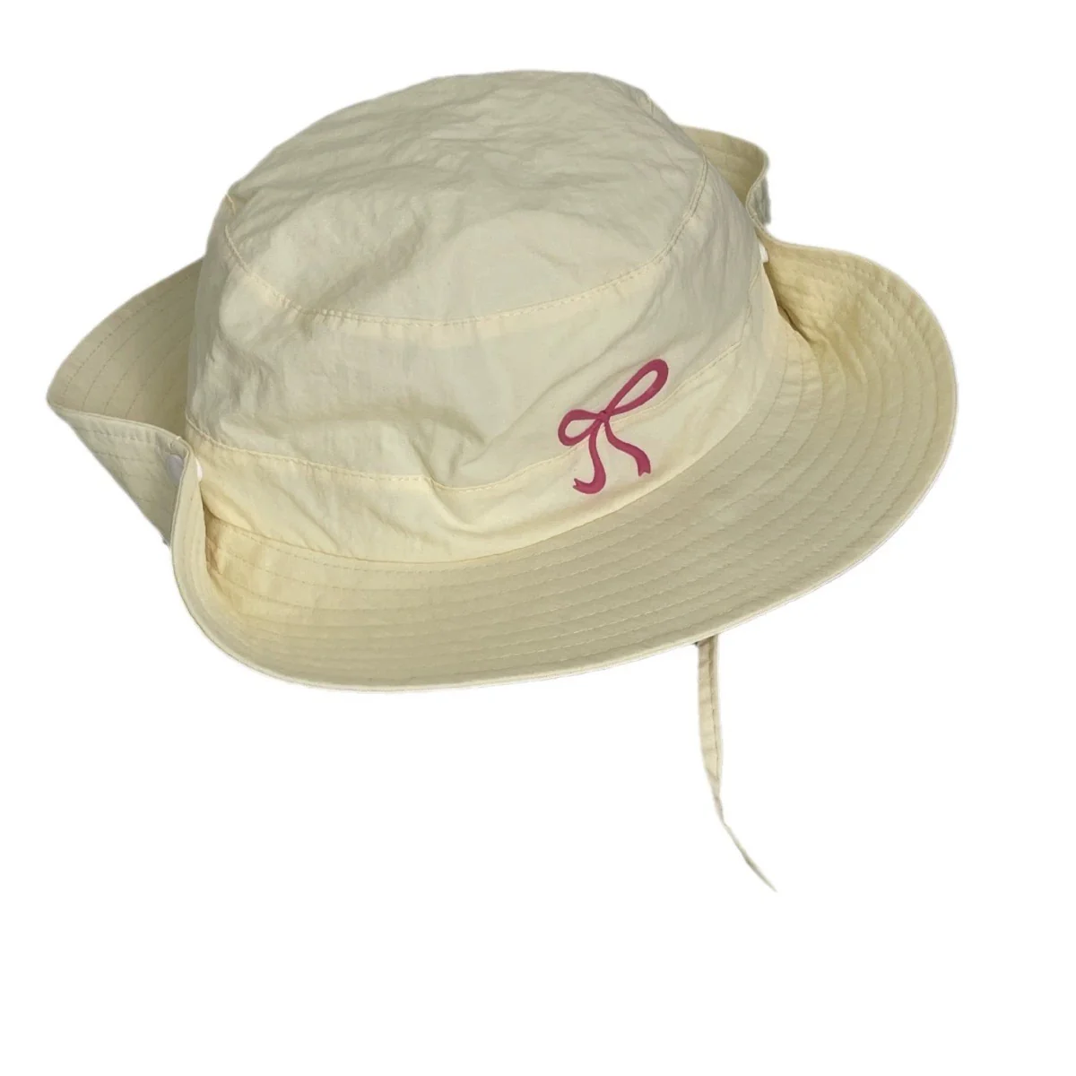 lovely breathable fisherman hat student mesh cute girl hiking hat bow candy color thin quick-drying hat - EHAORUI
