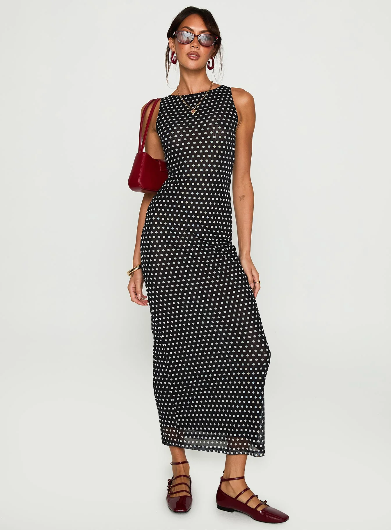 Top Of Mind Maxi Dress Black - EHAORUI