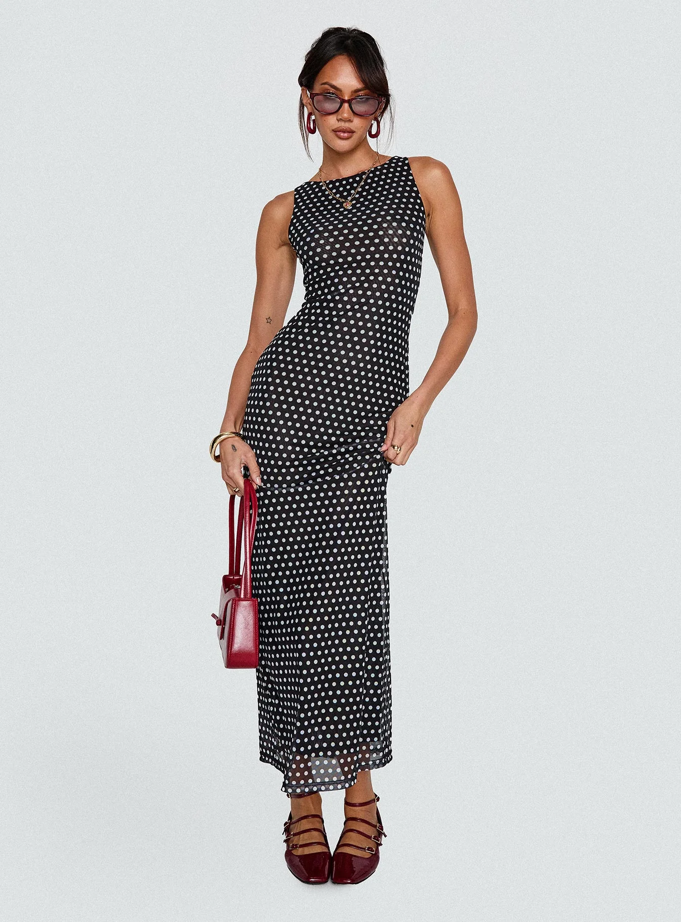 Top Of Mind Maxi Dress Black - EHAORUI