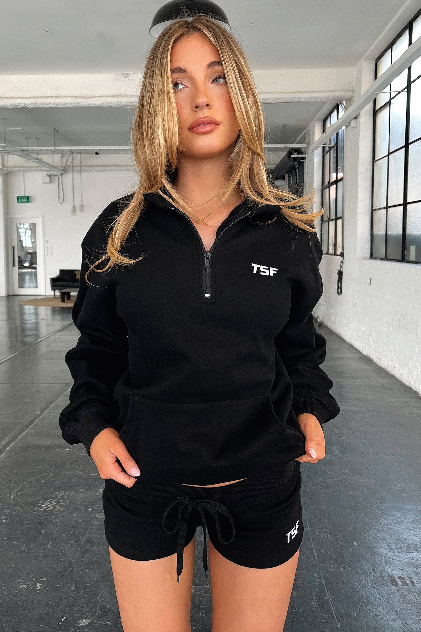 Kaztek Half Zip Sweater - Black - EHAORUI