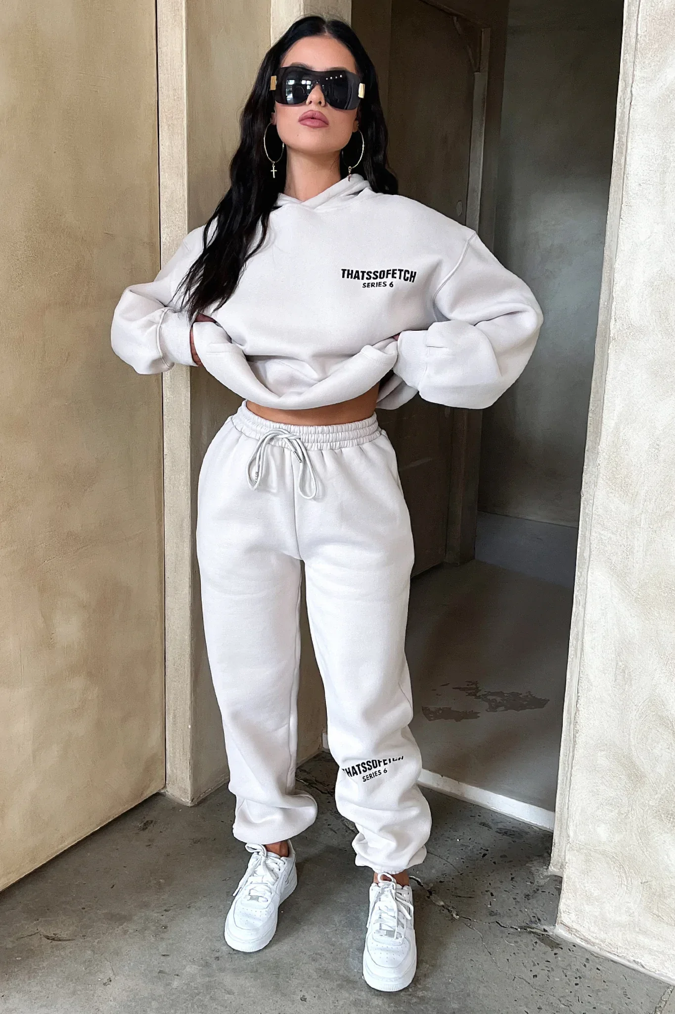 Series 6 Sweatpants - Bone - EHAORUI