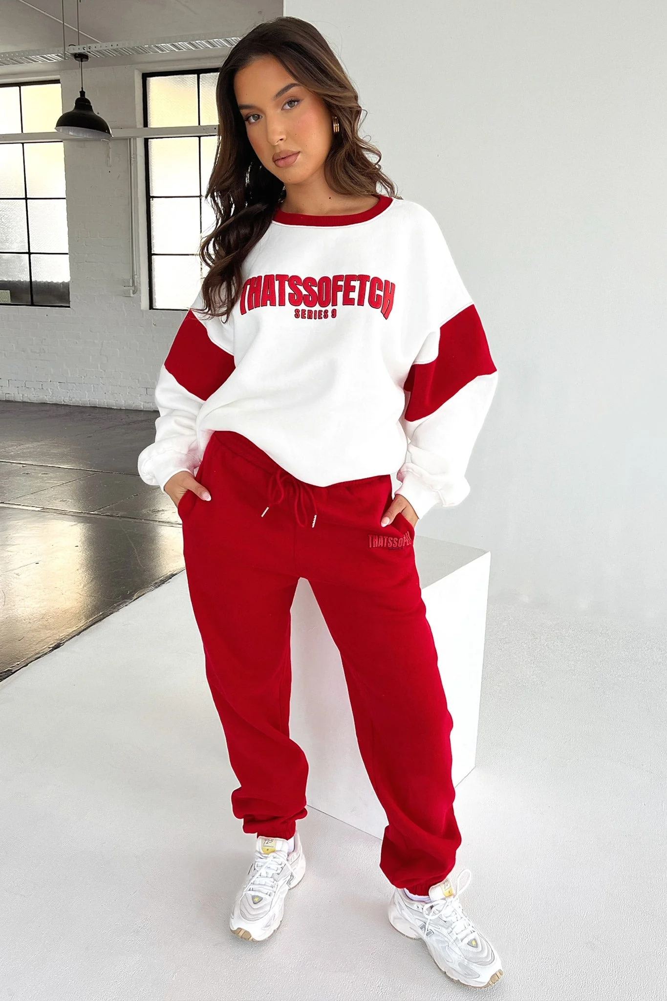 Series 9 Sweatpants - Red - EHAORUI