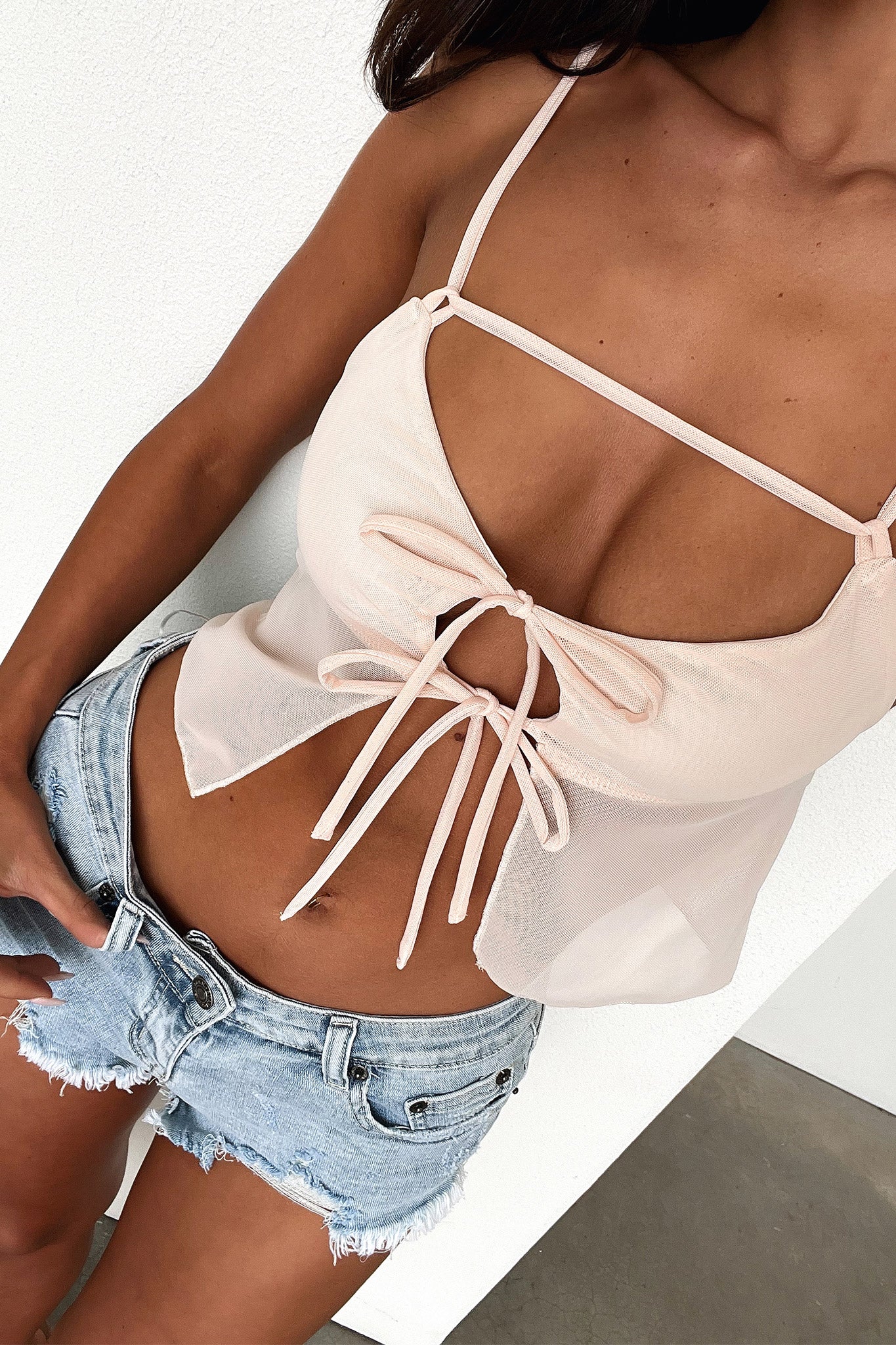 Liotta Top - Cream - EHAORUI